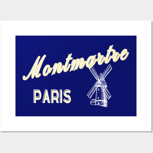 Montmartre Paris Posters and Art